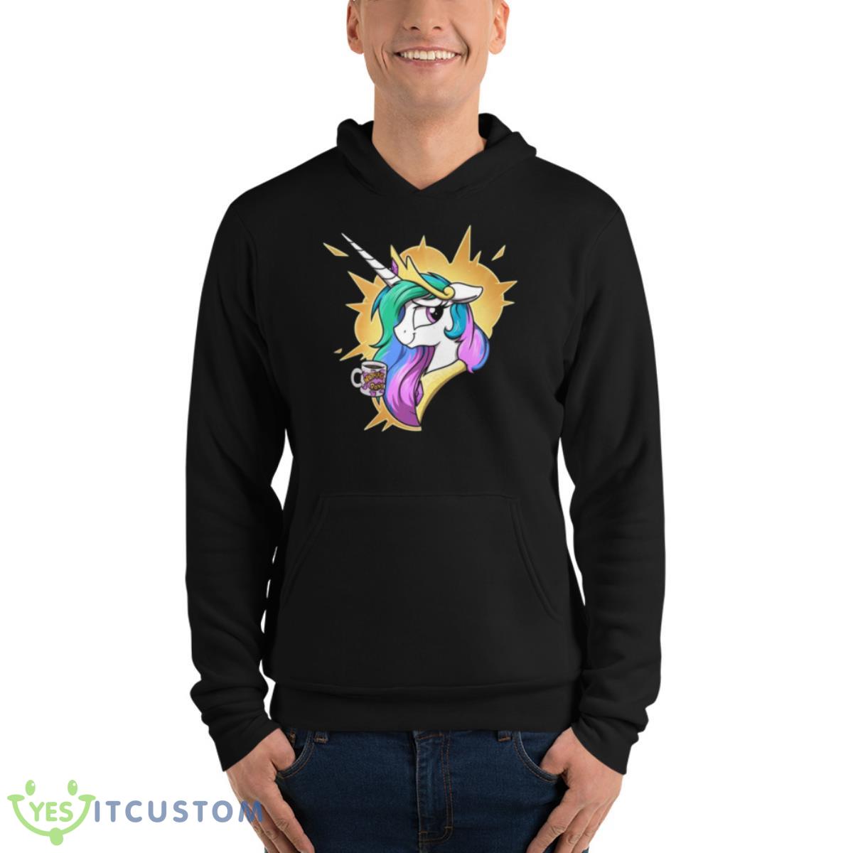 Morning Pony Celestia My Little Pony Shirt 4 Morning Pony Celestia My Little Pony Shirt - Unisex Fleece Pullover Hoodie