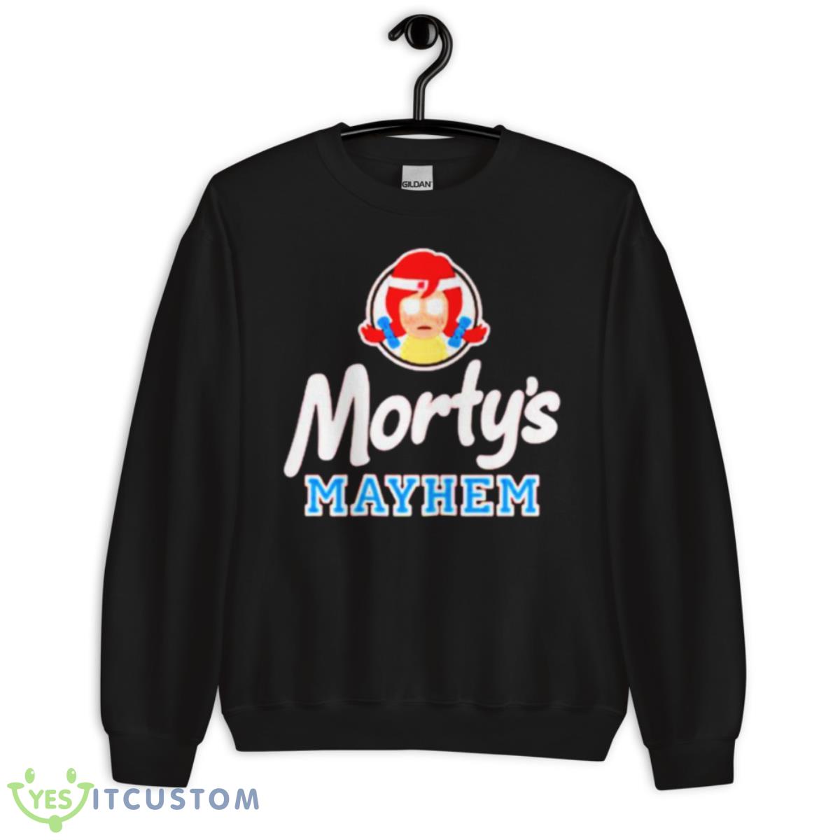 Mortys Mayhem Wendy’s Shirt 3 Mortys Mayhem Wendy’s Shirt - Unisex Crewneck Sweatshirt