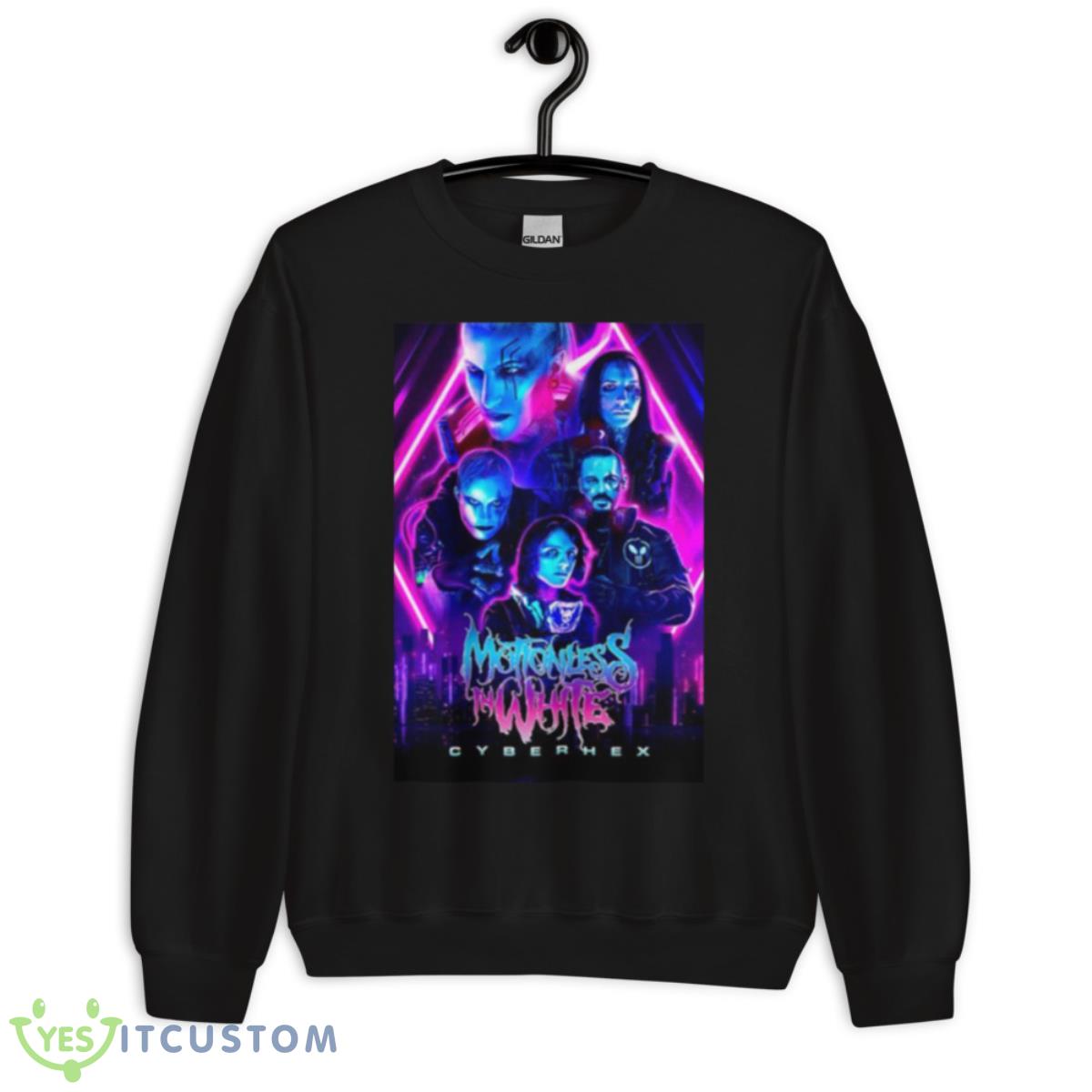 Motionless In White Music Shirt 3 Motionless In White Music Shirt - Unisex Crewneck Sweatshirt