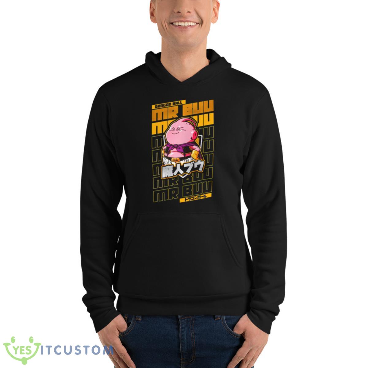 Mr Buu Chibi Emblem Design Orange Majin Buu Dragon Ball shirt 4 Mr Buu Chibi Emblem Design Orange Majin Buu Dragon Ball shirt - Unisex Fleece Pullover Hoodie