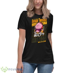 Mr Buu Chibi Emblem Design Orange Majin Buu Dragon Ball shirt 11 Mr Buu Chibi Emblem Design Orange Majin Buu Dragon Ball shirt - Women's Relaxed Short Sleeve Jersey Tee