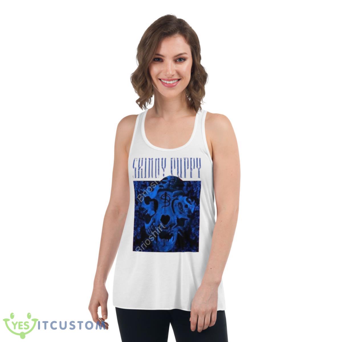Mutant Skulls Skinny Puppy Shirt 4 Mutant Skulls Skinny Puppy Shirt - Women's Flowy Racerback Tank