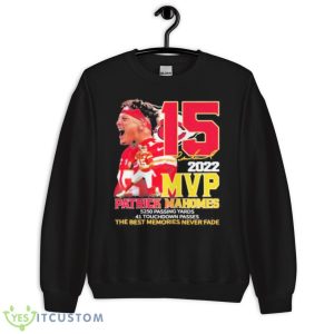 MVP Patrick Mahomes KC Chiefs 5250 Passing Yards Shirt - Unisex Crewneck Sweatshirt
