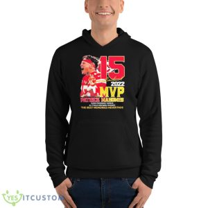 MVP Patrick Mahomes KC Chiefs 5250 Passing Yards Shirt - Unisex Fleece Pullover Hoodie
