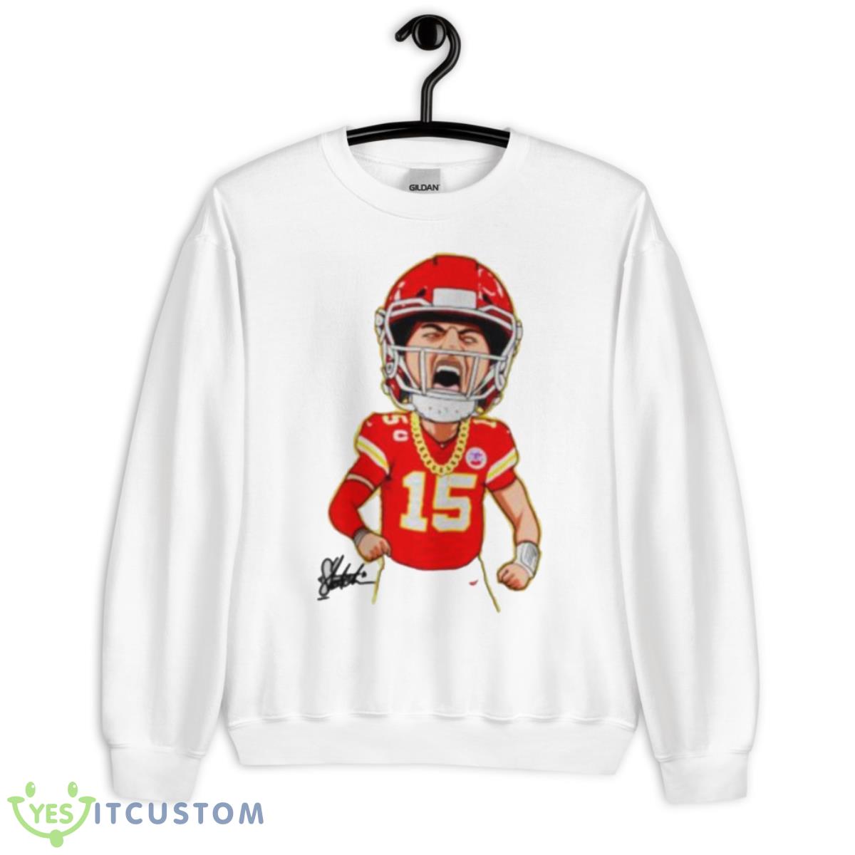 MVPat Patrick Mahomes Signature Shirt 2 MVPat Patrick Mahomes Signature Shirt - Unisex Heavy Blend Crewneck Sweatshirt