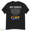 My Son Is Talented Intelligent Funny Cute Dog Yeah He’s Also Gay LGBShirt - G500 Men’s Classic T-Shirt