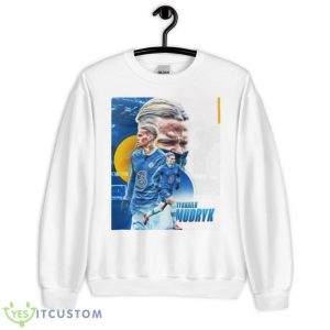 Mykhailo Mudryk Art Football Shirt - Unisex Heavy Blend Crewneck Sweatshirt