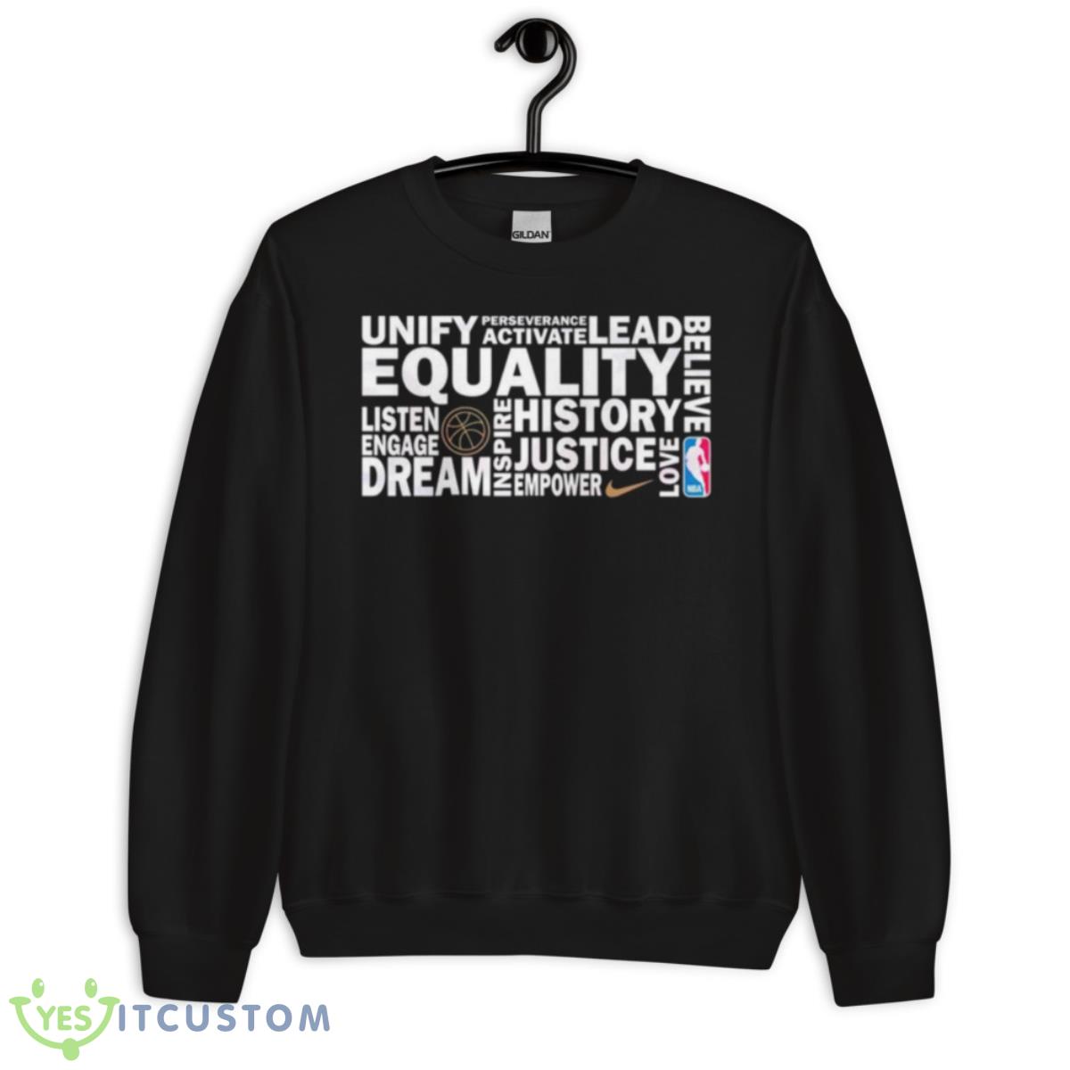 NBA Black History Month For Cricut Sublimation Shirt 3 NBA Black History Month For Cricut Sublimation Shirt - Unisex Crewneck Sweatshirt