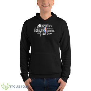NBA Black History Month Inspire Dream Equality Shirt - Unisex Fleece Pullover Hoodie