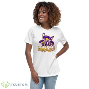 New Orleans Brass Hockey Shirt - Women's Relaxed Short Sleeve Jersey Tee
