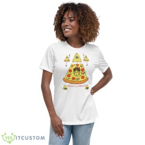 New Sam Fender Sam Pizza Illuminati Apparel For Fans Shirt 9 New Sam Fender Sam Pizza Illuminati Apparel For Fans Shirt - Women's Relaxed Short Sleeve Jersey Tee