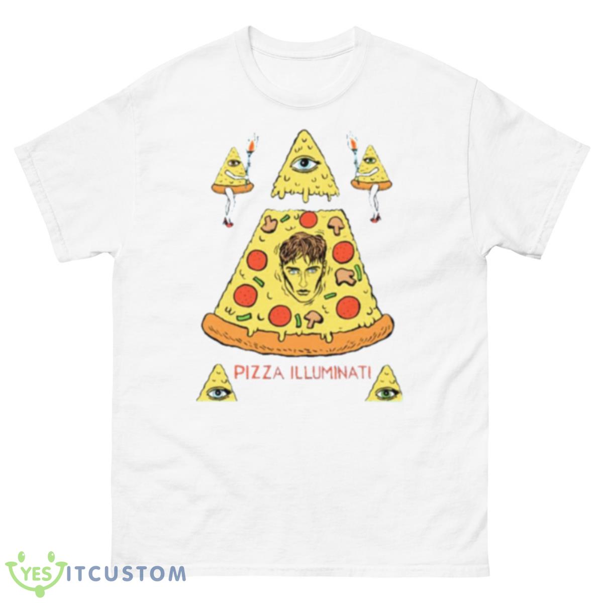 New Sam Fender Sam Pizza Illuminati Apparel For Fans Shirt 10 New Sam Fender Sam Pizza Illuminati Apparel For Fans Shirt - 500 Men’s Classic Tee Gildan