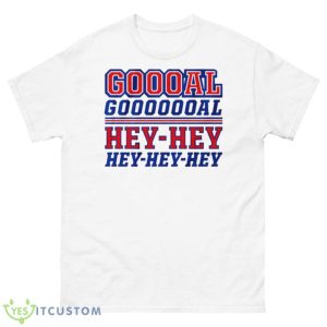 New York Goal Song Hey Hey Hey Shirt - 500 Men’s Classic Tee Gildan