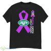New York Jets NFL Crucial Catch Intercept Alzheimer’s Shirt - G500 Men’s Classic T-Shirt