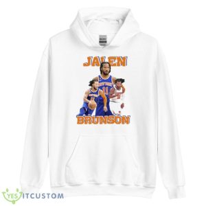 New York Knicks Jalen Brunson Shirt - Unisex Heavy Blend Hooded Sweatshirt