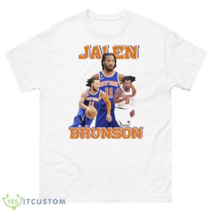 New York Knicks Jalen Brunson Shirt - 500 Men’s Classic Tee Gildan
