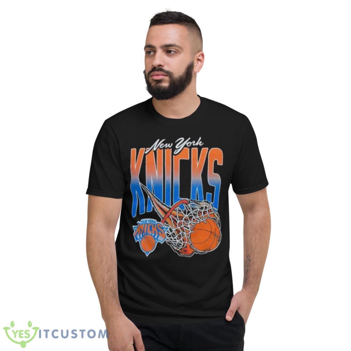 New York Knicks On Fire NBA Shirt 13 New York Knicks On Fire NBA Shirt - Short Sleeve T-Shirt