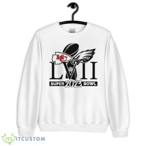 NFL Philadelphia Vs Chiefs Super Bowl 2023 Shirt - Unisex Heavy Blend Crewneck Sweatshirt