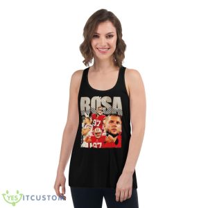 Nick Bosa 2023 Shirt - Women's Flowy Racerback Tank