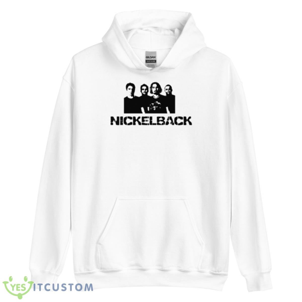 Nickleback Is Back Black Shirt 3 Nickleback Is Back Black Shirt - Unisex Heavy Blend Hooded Sweatshirt