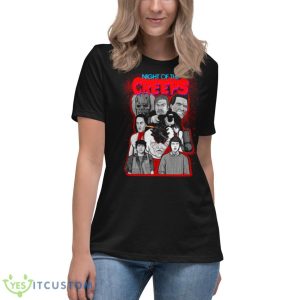 Night Of The Creeps Collage Shirt 11 Night Of The Creeps Collage Shirt - Women's Relaxed Short Sleeve Jersey Tee