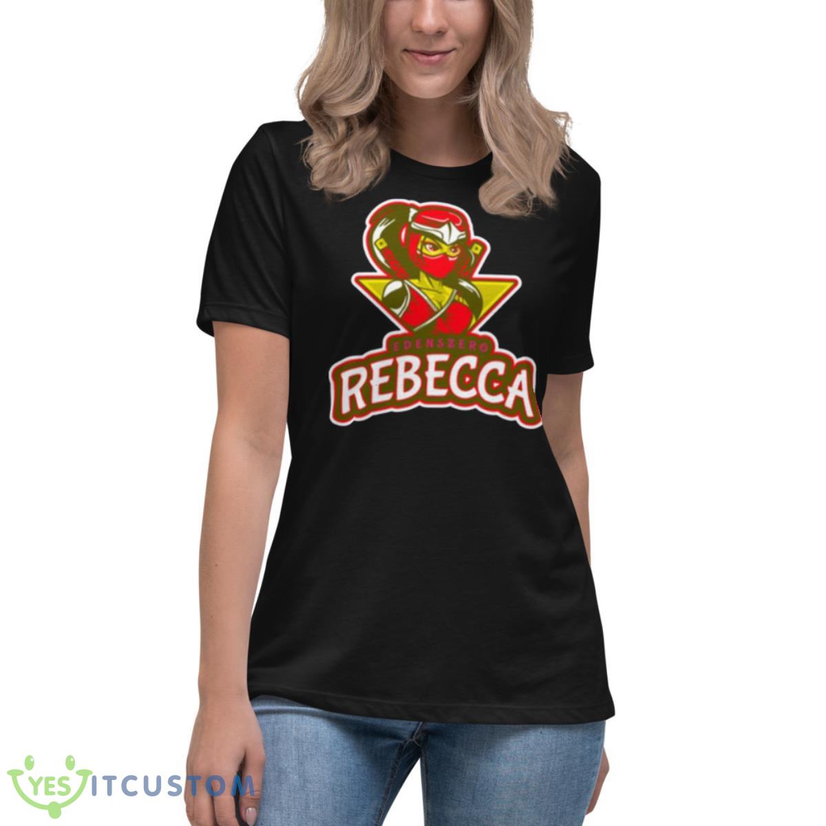 Ninja Rebecca Logo Edens Zero Shirt 6 Ninja Rebecca Logo Edens Zero Shirt - Women's Relaxed Short Sleeve Jersey Tee