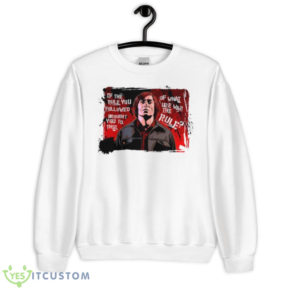 No Country For Old Men Anton Chigurh Shirt 2 No Country For Old Men Anton Chigurh Shirt - Unisex Heavy Blend Crewneck Sweatshirt