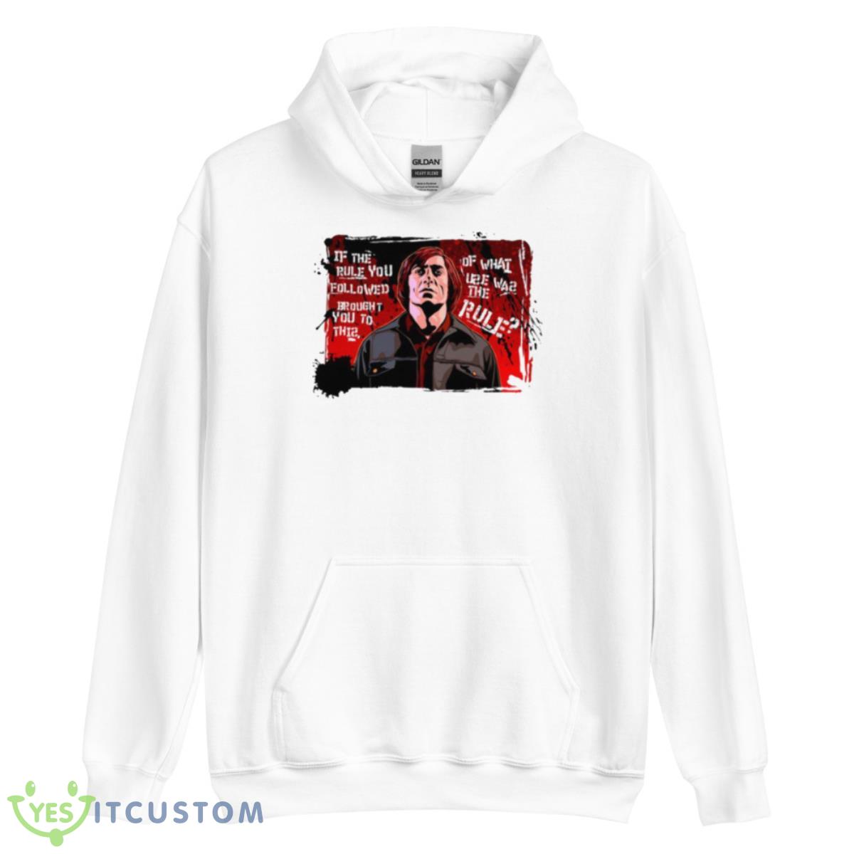 No Country For Old Men Anton Chigurh Shirt 11 No Country For Old Men Anton Chigurh Shirt - Unisex Heavy Blend Hooded Sweatshirt