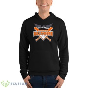 No Place Like Home Baltimore Baseball Shirt - Unisex Fleece Pullover Hoodie