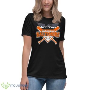 No Place Like Home Baltimore Baseball Shirt - Women's Relaxed Short Sleeve Jersey Tee