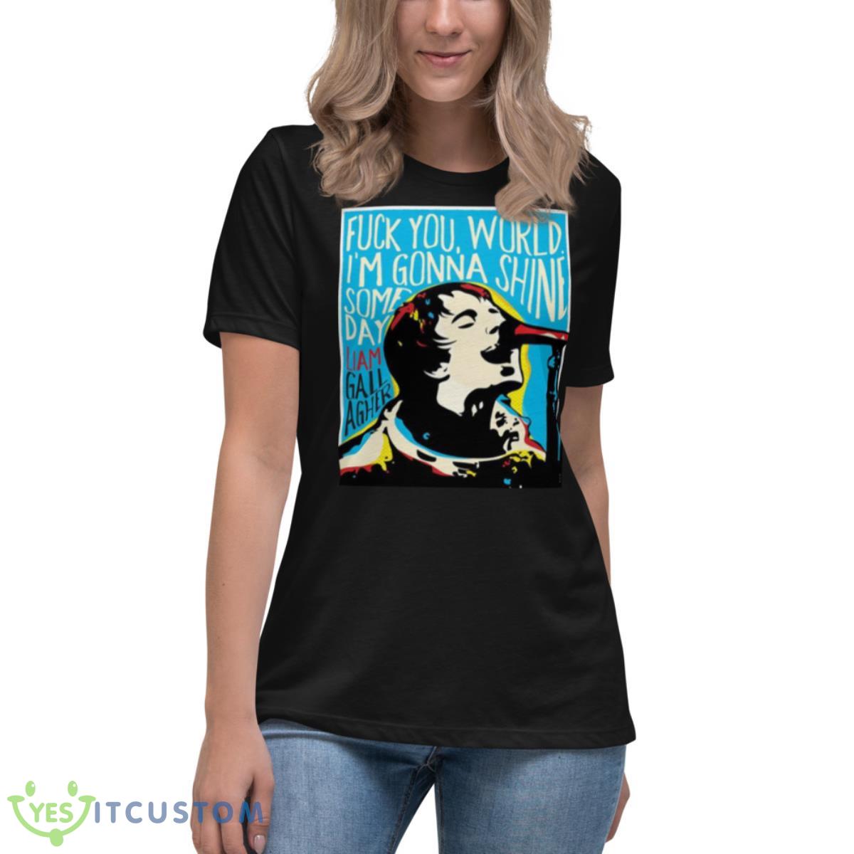 Noel Gallagher Lewis Capaldi Shirt 6 Noel Gallagher Lewis Capaldi Shirt - Women's Relaxed Short Sleeve Jersey Tee