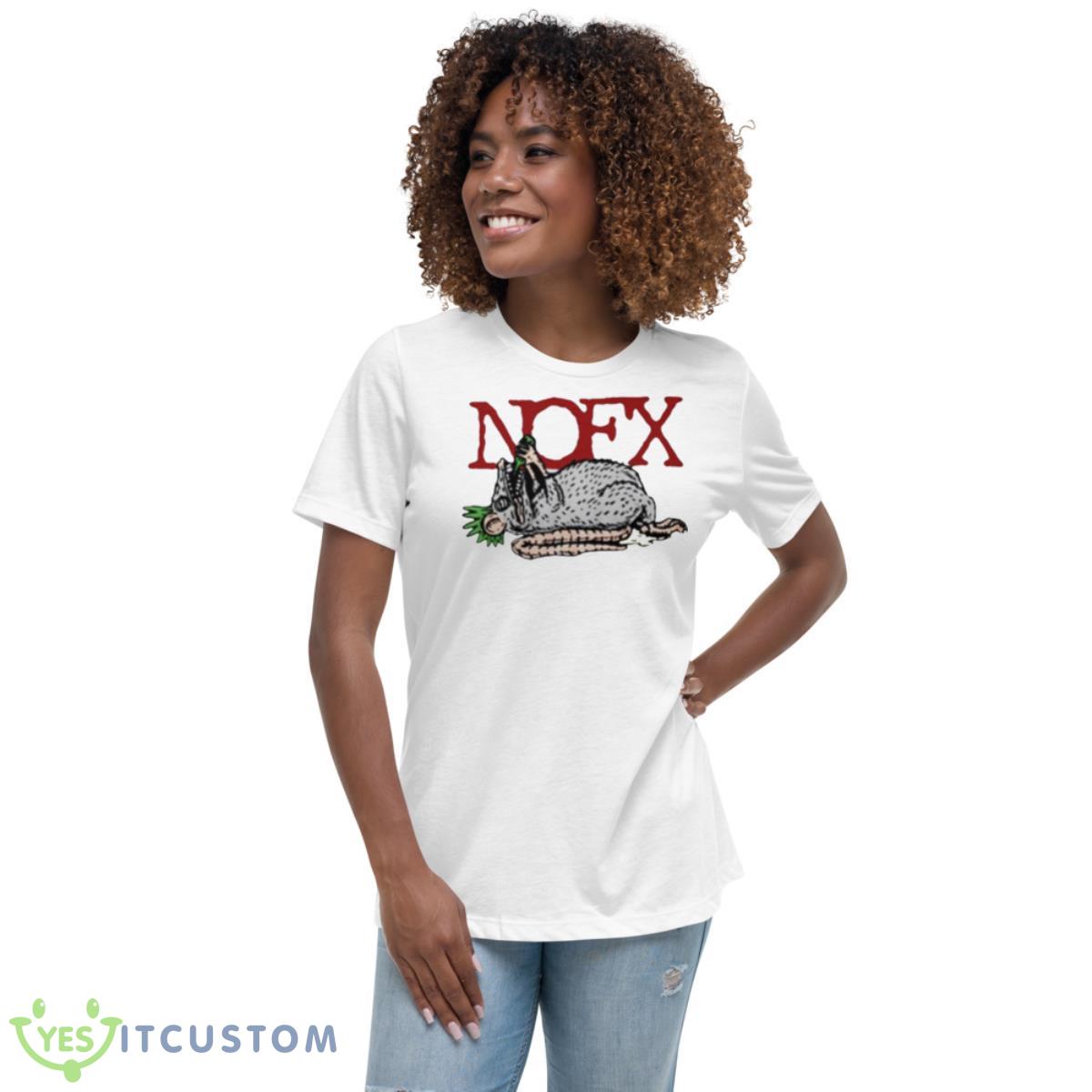 Nofx Drunk RaShirt 5 Nofx Drunk RaShirt - Women's Relaxed Short Sleeve Jersey Tee