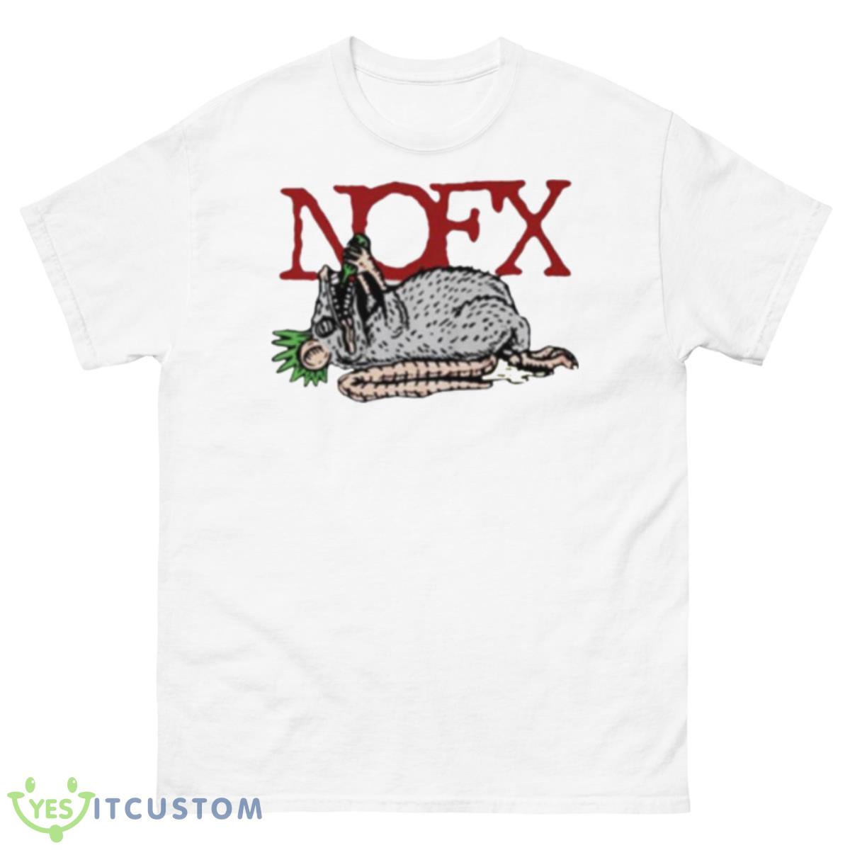 Nofx Drunk RaShirt 10 Nofx Drunk RaShirt - 500 Men’s Classic Tee Gildan