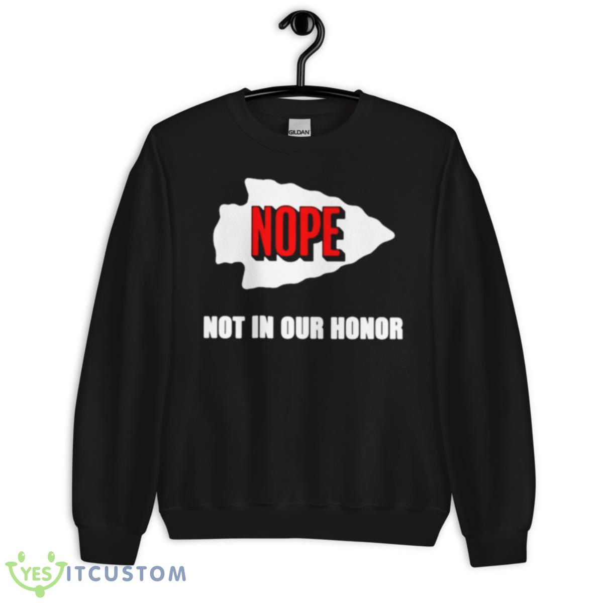 Nope Not In Our Honor Kansas Map Shirt 3 Nope Not In Our Honor Kansas Map Shirt - Unisex Crewneck Sweatshirt