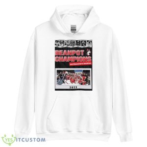 Northeastern Huskies Mens Hockey Are 2023 Beanpot Champions Shirt - Unisex Heavy Blend Hooded Sweatshirt