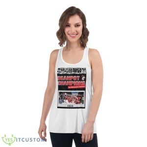 Northeastern Huskies Mens Hockey Are 2023 Beanpot Champions Shirt - Women's Flowy Racerback Tank