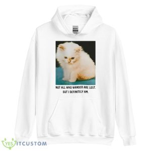 Not All Who Wander Are Lost But I Definitely Am Shirt - Unisex Heavy Blend Hooded Sweatshirt