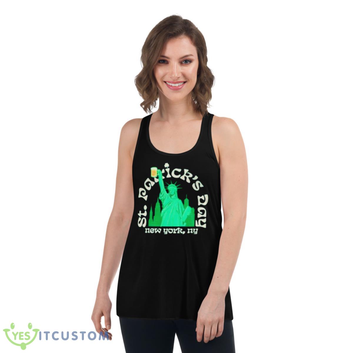 NYC St. Patrick’s Day Shirt 5 NYC St. Patrick’s Day Shirt - Women's Flowy Racerback Tank
