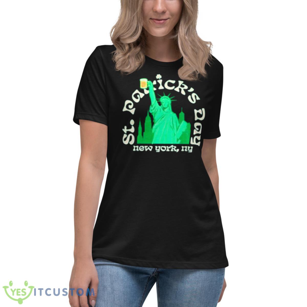 NYC St. Patrick’s Day Shirt 6 NYC St. Patrick’s Day Shirt - Women's Relaxed Short Sleeve Jersey Tee