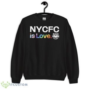 Nycfc Is Love Redbull New York Shirt - Unisex Crewneck Sweatshirt