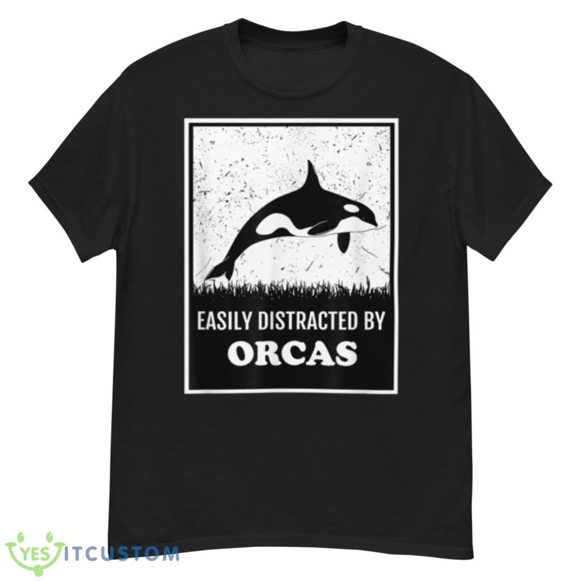 Ocean Whales Lover Orca Killer Easily Distracted By Orcas Shirt 12 Ocean Whales Lover Orca Killer Easily Distracted By Orcas Shirt - G500 Men’s Classic T-Shirt