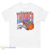 Oklahoma City Thunder Basketball On Fire Shirt - 500 Men’s Classic Tee Gildan
