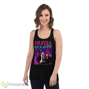 Olivia Benson And Elliot Stabler Svu Shirt - Women's Flowy Racerback Tank
