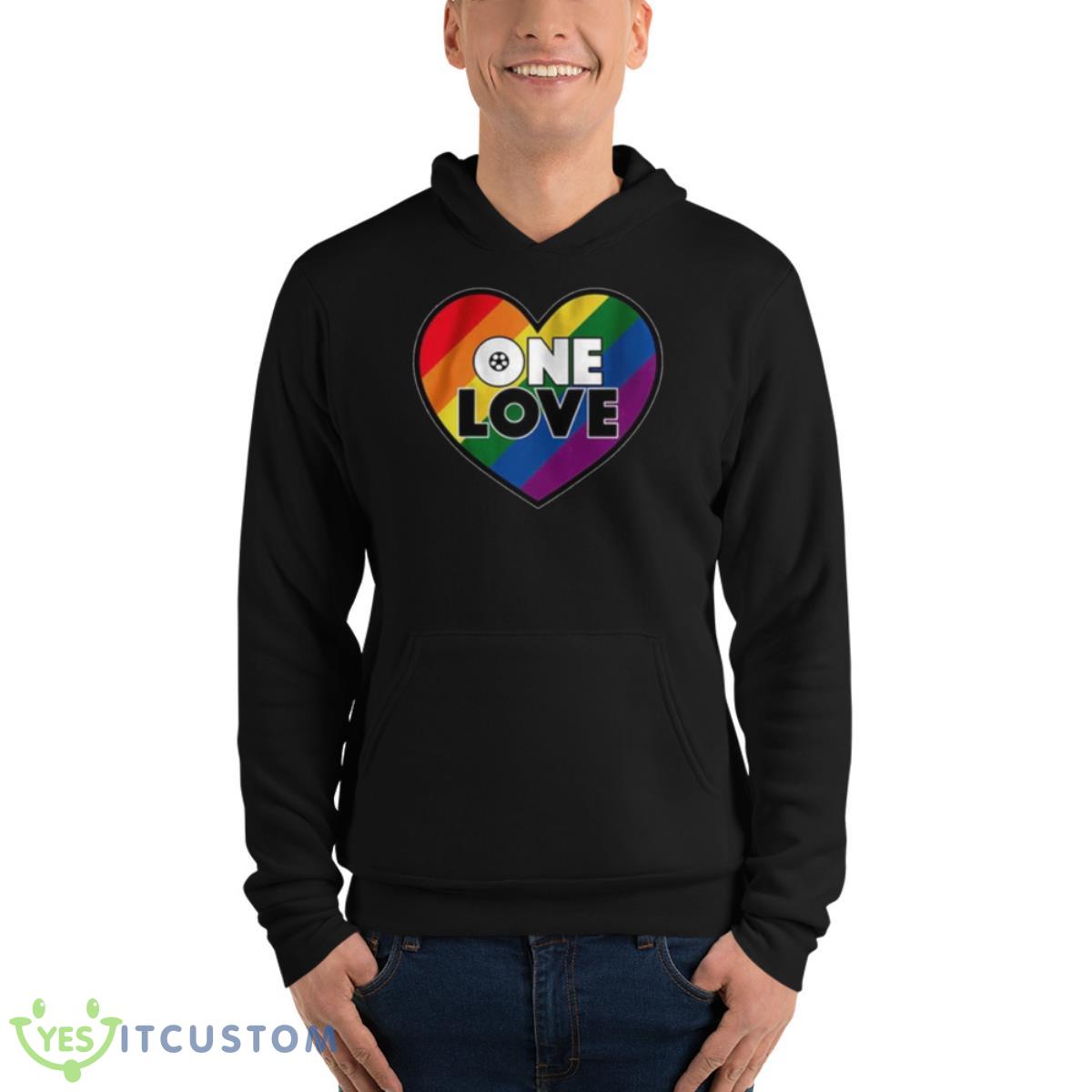 One Love Heart LGBShirt 4 One Love Heart LGBShirt - Unisex Fleece Pullover Hoodie
