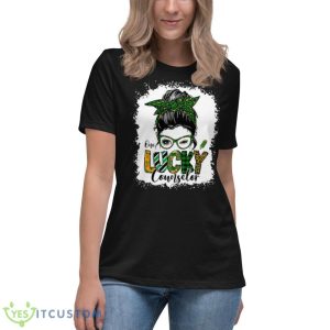 One Lucky Counselor Cute Shirt - Women's Relaxed Short Sleeve Jersey Tee