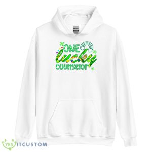 One Lucky Counselor St Patricks Day Shirt - Unisex Heavy Blend Hooded Sweatshirt