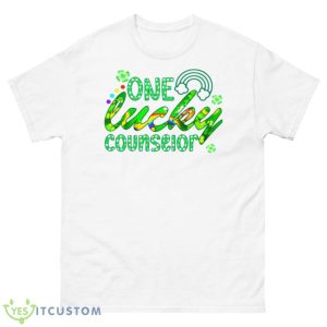 One Lucky Counselor St Patricks Day Shirt - 500 Men’s Classic Tee Gildan