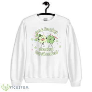 One Lucky Dental Hygienist Cute Shirt - Unisex Heavy Blend Crewneck Sweatshirt