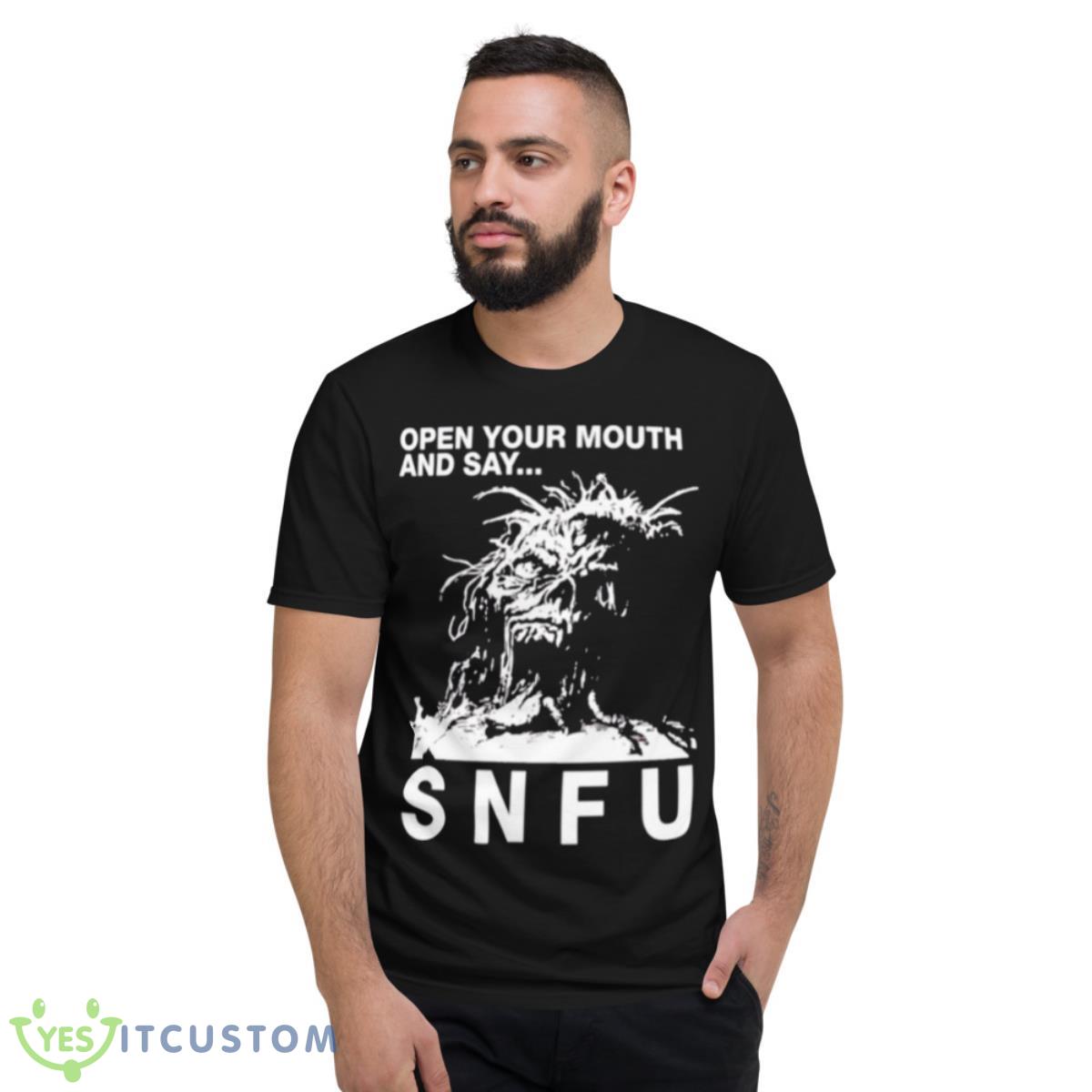 Open Your Mouth Snfu Vintage Shirt 13 Open Your Mouth Snfu Vintage Shirt - Short Sleeve T-Shirt