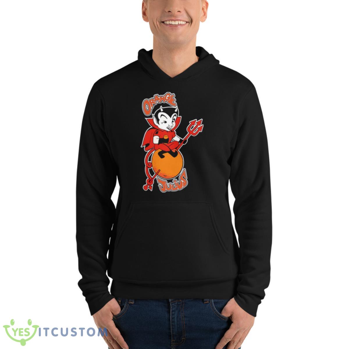 Orange Julius Orange Demon Shirt 4 Orange Julius Orange Demon Shirt - Unisex Fleece Pullover Hoodie